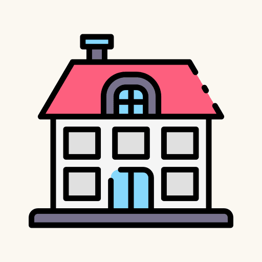 Logo van de Huismapje app